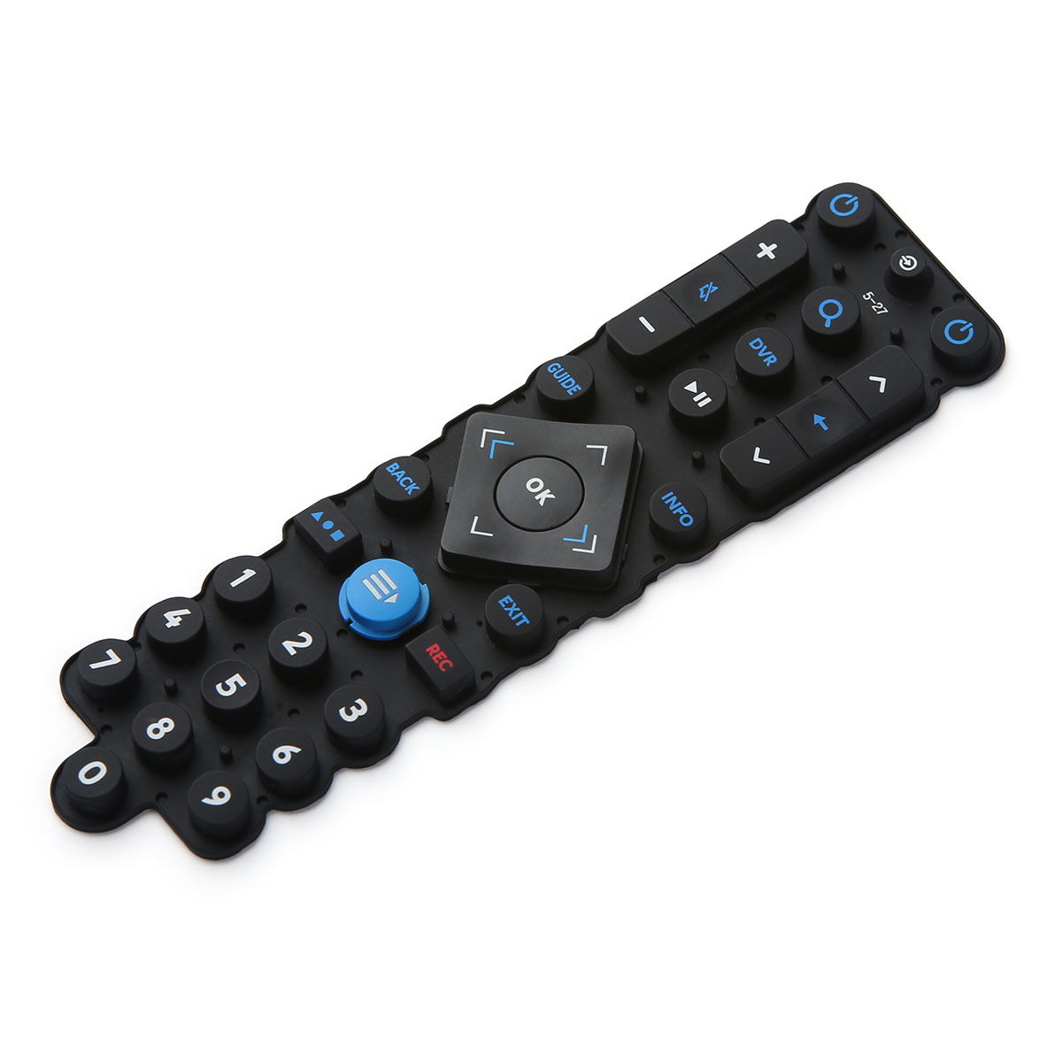 Silicone TV Remote Controller Keypad