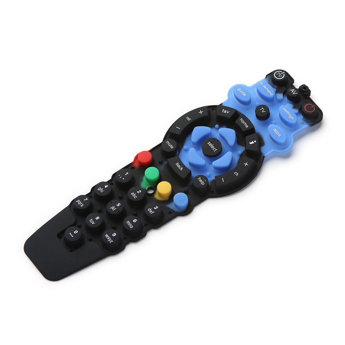 Silicone TV Remote Controller Keypad